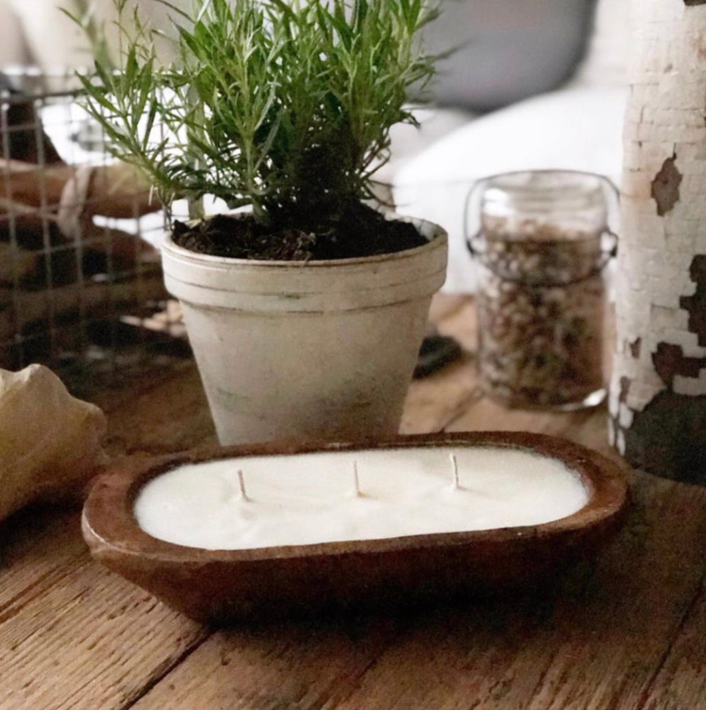 3-Docht-Dough Bowl Kerze von TLC Candle Co. - Bauernhaus