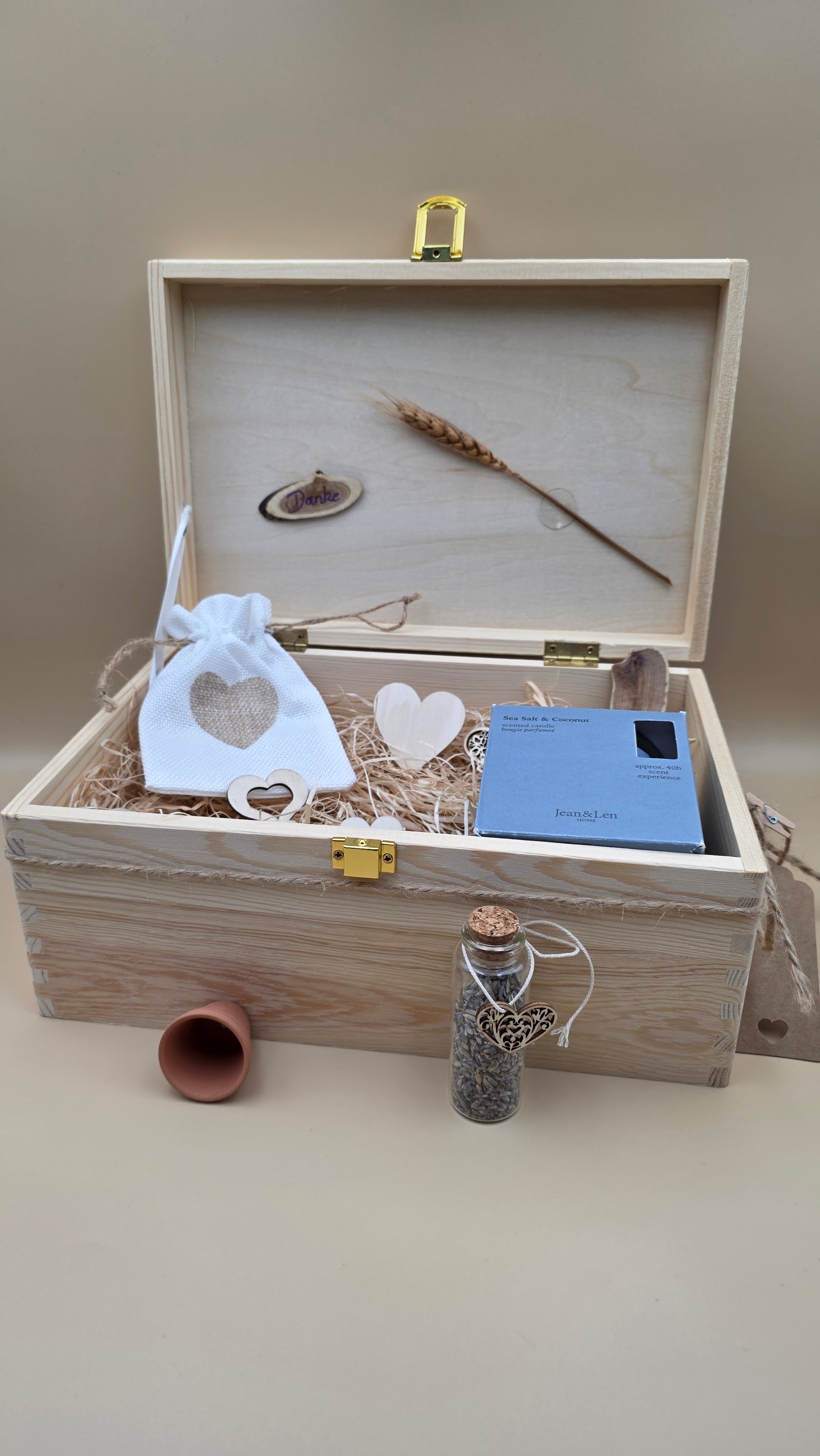 Geschenkbox „Danke“ – Liebevolle Aufmerksamkeit mit Herz