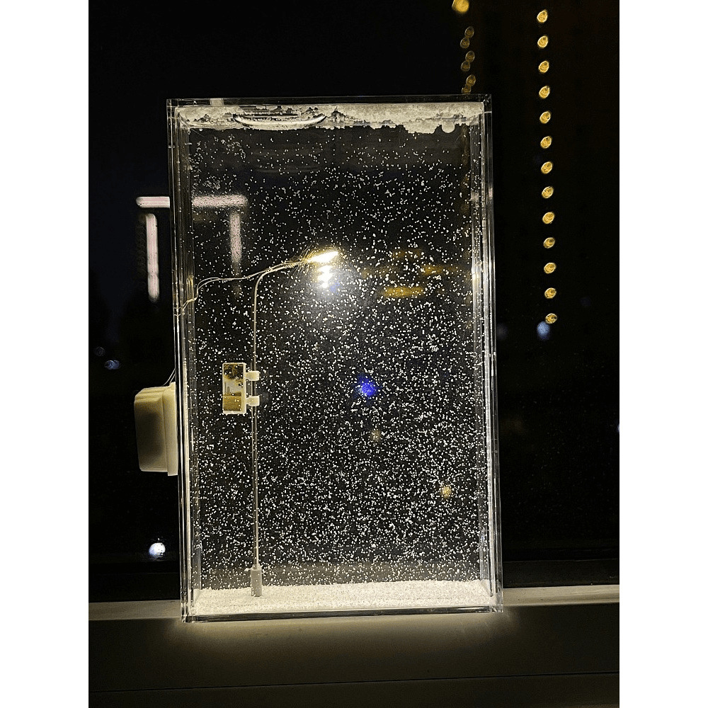 DIY Schnee-Nacht-Straßenlampen-Bastelset