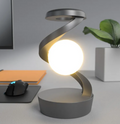 Rotierende Mond-Schreibtischlampe mit kabelloser Ladestation