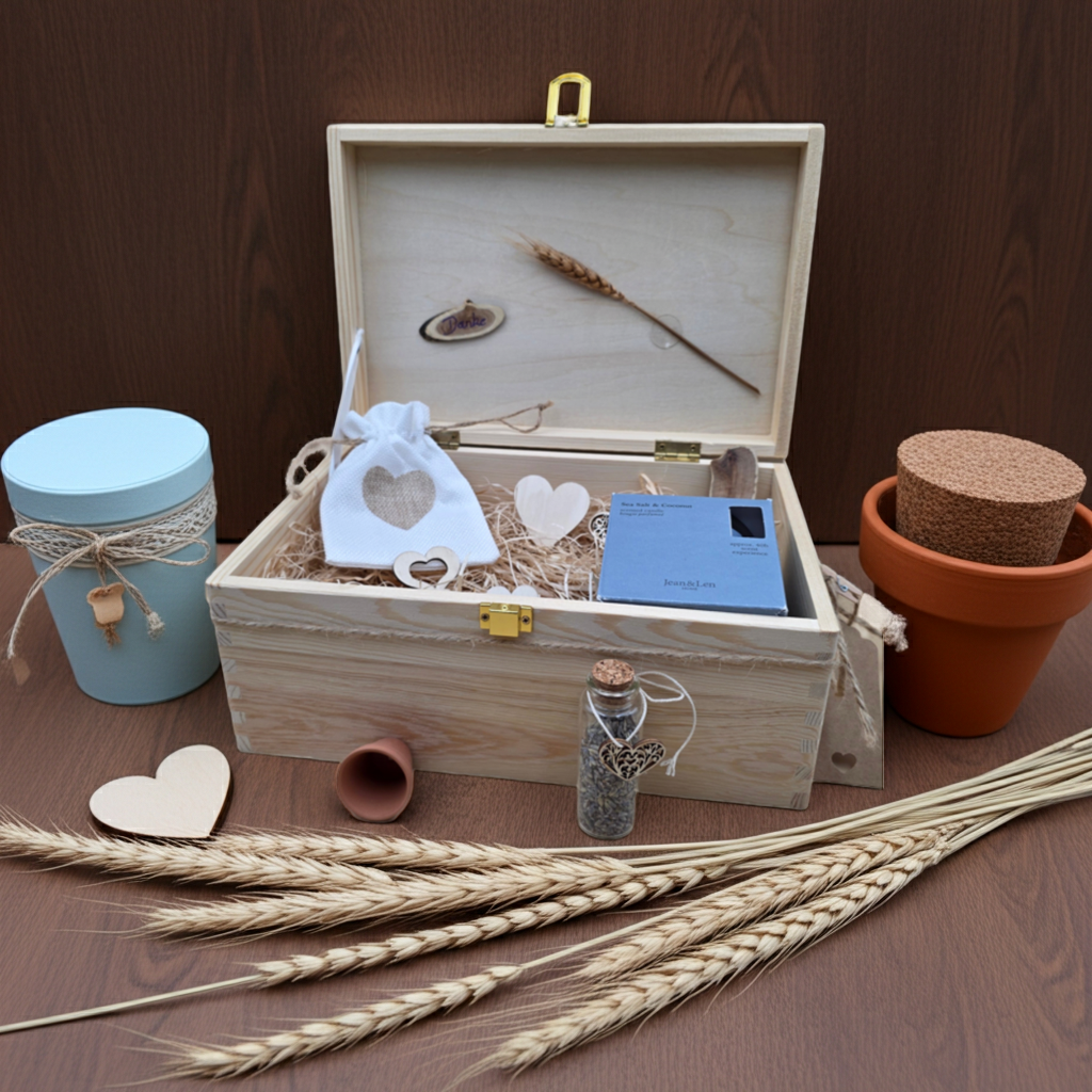Geschenkbox „Danke“ – Liebevolle Aufmerksamkeit mit Herz