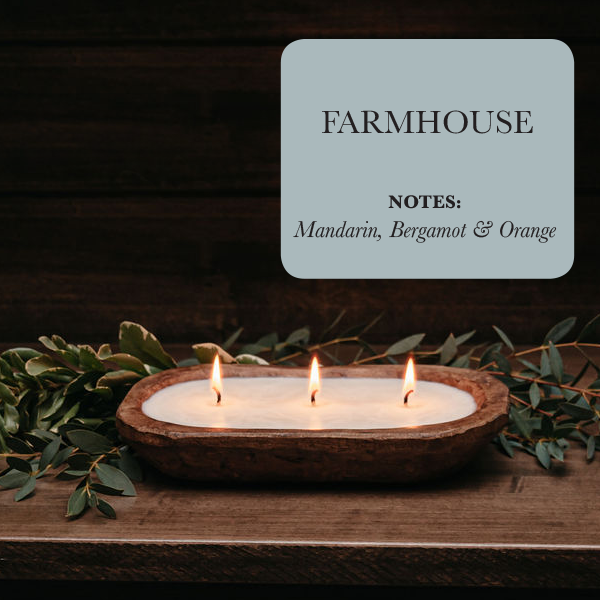 3-Docht-Dough Bowl Kerze von TLC Candle Co. - Bauernhaus